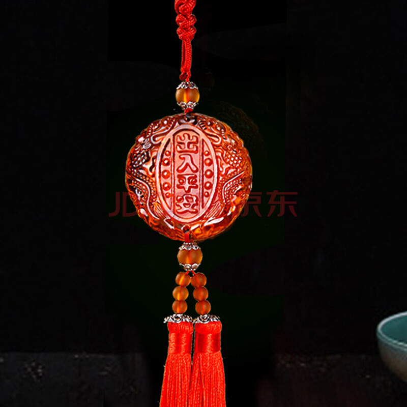 汽车挂件男士葫芦福车载装饰品摆件车上创意保平安符车内吊坠 双貔貅