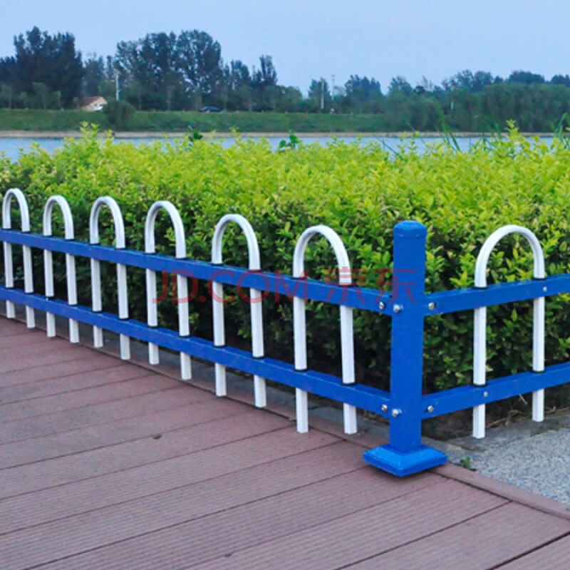 锌钢草坪护栏市政绿化带栅栏铁艺花园围栏花坛隔离栏庭院栏杆户外