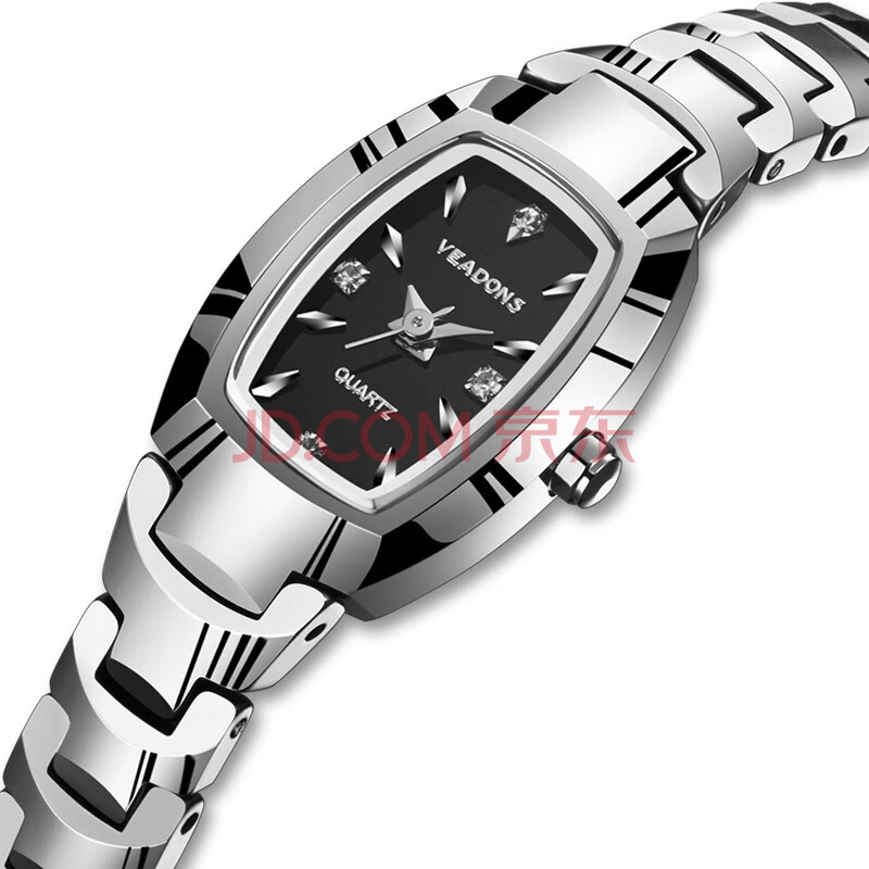 威顿(veadons)手表女士手表防水女表钨钢女表石英表 女表钟表 5066白