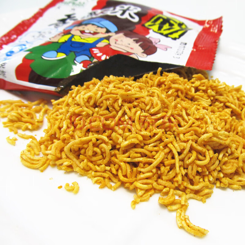 香酥米麻辣干吃方便面30g每小袋整箱碎碎干脆面童年回忆零食 80袋