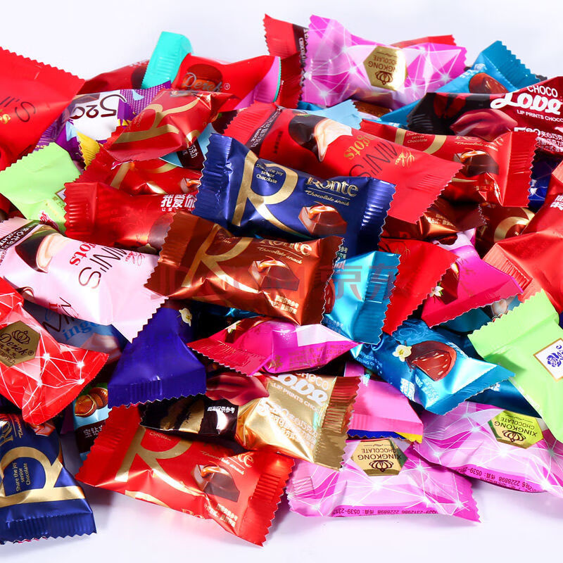 多口味巧克力组合巧克力100g年货礼生日糖果批发零食 巧克力散称【2斤