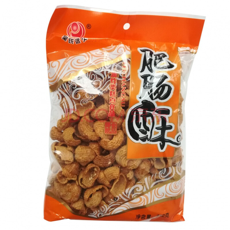 四川特产吴氏远久猫耳朵肥肠酥麻辣鱼卷212g怀旧零食食品小吃 肥肠酥