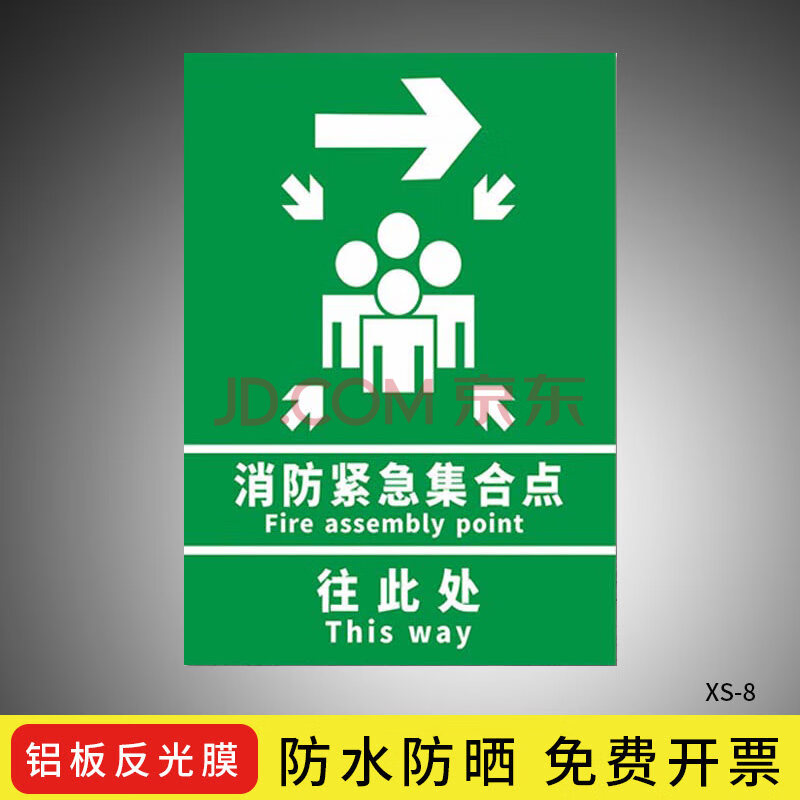 緊急疏散集合點 消防疏散指示標誌 應急避難場所 地下防空洞標識標誌