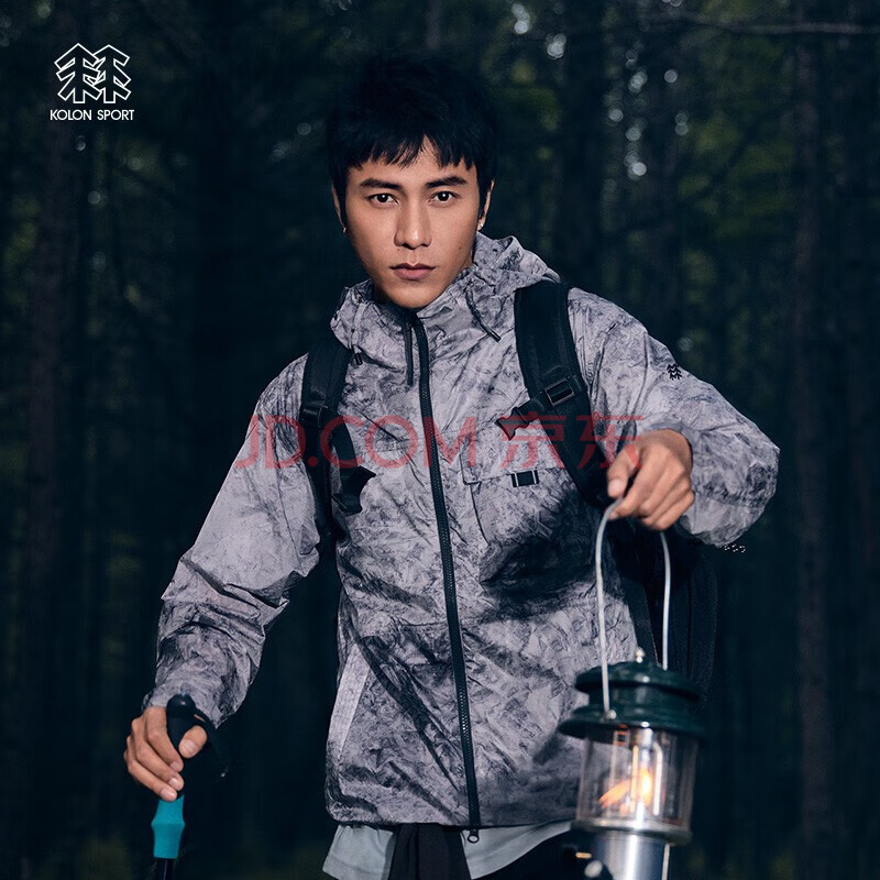 kolon sport/可隆户外夹克皮肤衣 陈坤同款 男子防风防泼水外套远动