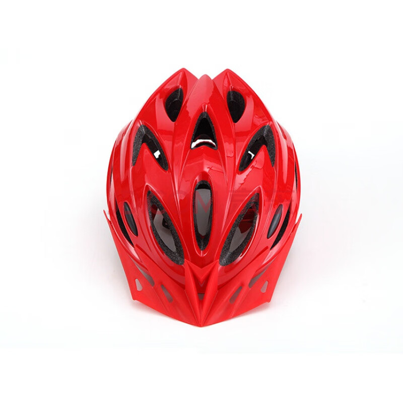 外卖快递头盔峰鸟头盔顺丰自行车头盔电动车代驾头盔 红色 均码