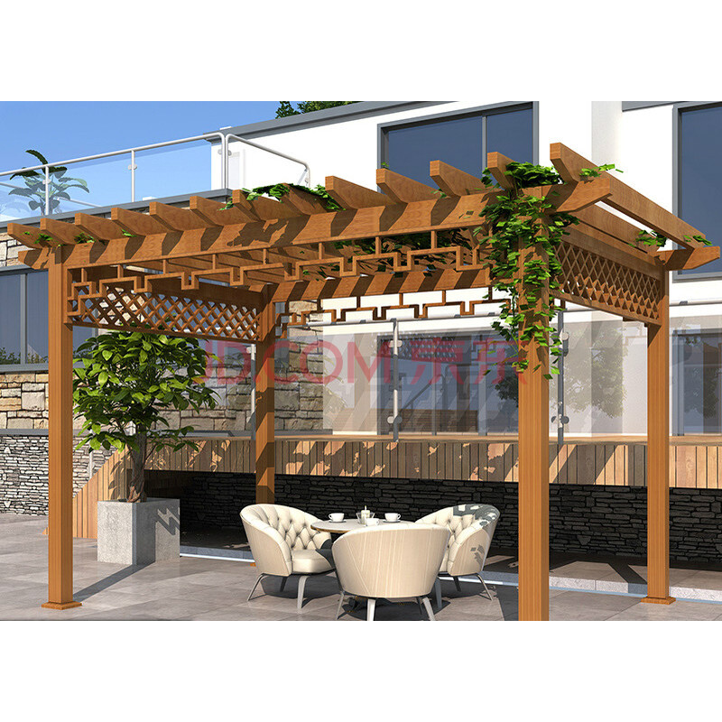 阳台/户外 花架/装饰架 领道(lingdao) 铝合金葡萄架户外庭院设计别墅