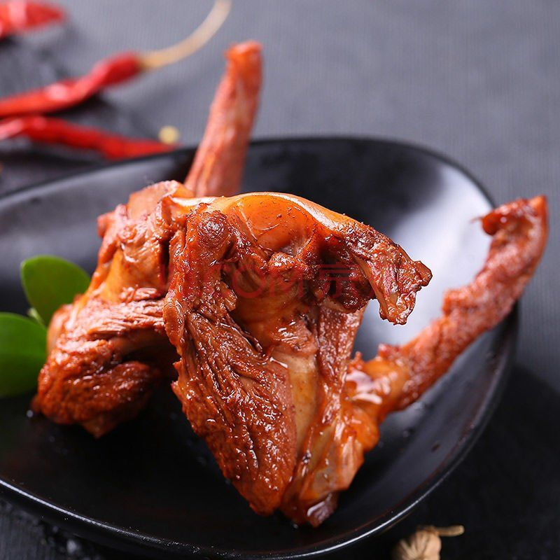 卤味香辣鸭锁骨麻辣酱香味独立小包装鸭架子鸭零食休闲熟食品小吃 酱