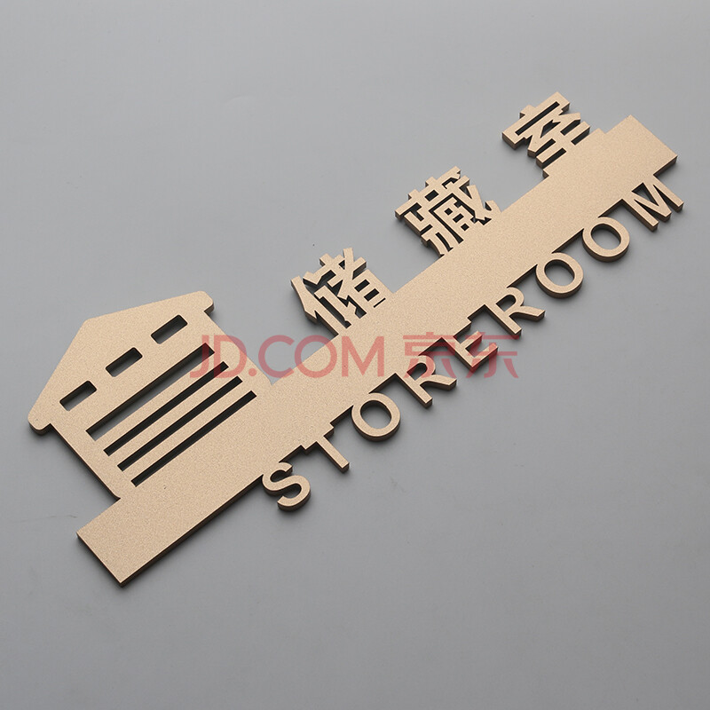个性创意储藏室存储间仓库提示标识门牌立体镂空仓储标示标牌标志 金