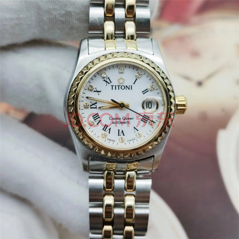 【二手95新】梅花女士系列728 sy-019腕表 自动机械女士手表26.