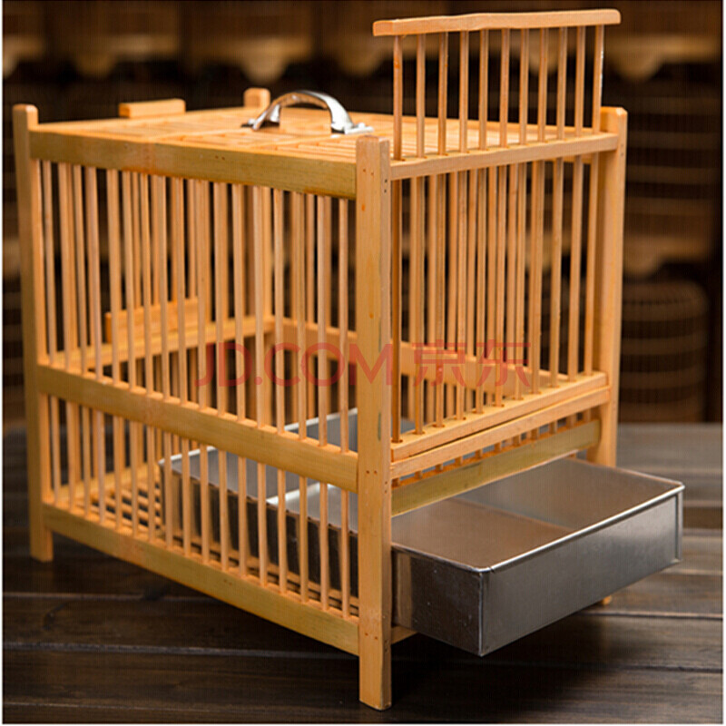 画眉鸟洗澡笼鸟用冲凉洗澡笼鹩哥八哥两用塑料竹制大号绣眼洗澡笼 带