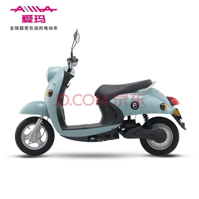 爱玛(aima)电动车60v超长续航双人轻便摩托车智能代步电动摩托车外卖
