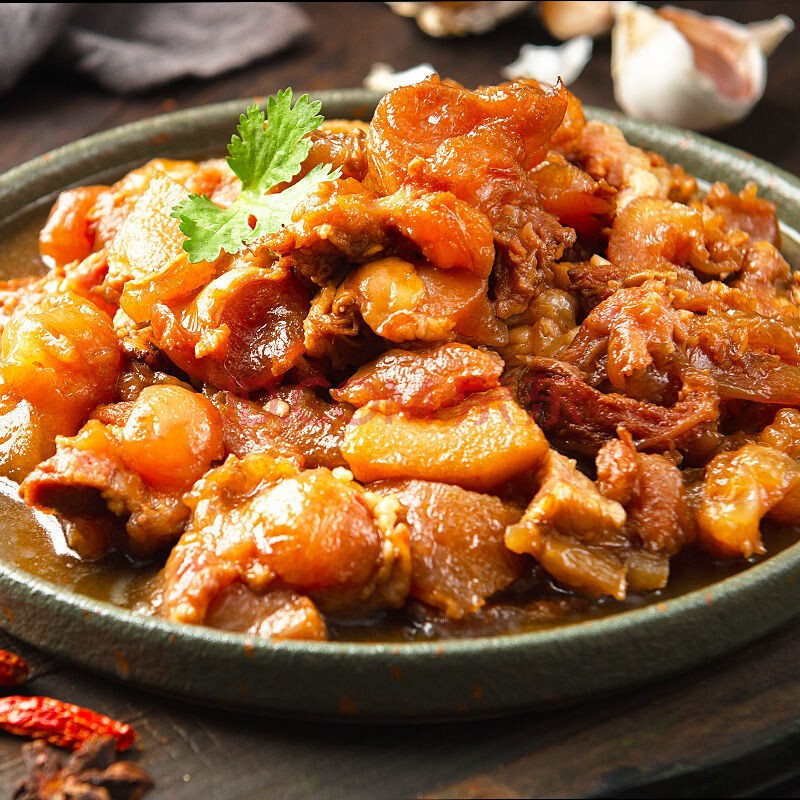 筋头巴脑 土豆炖牛腩 即食牛肉筋牛蹄筋熟食即食肉类牛汤炖菜煮面 筋