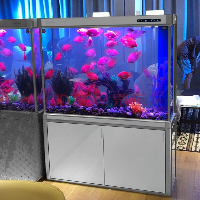 森森客厅大型家用鱼缸2020新款12米超白免换水底滤鱼缸水族箱 1