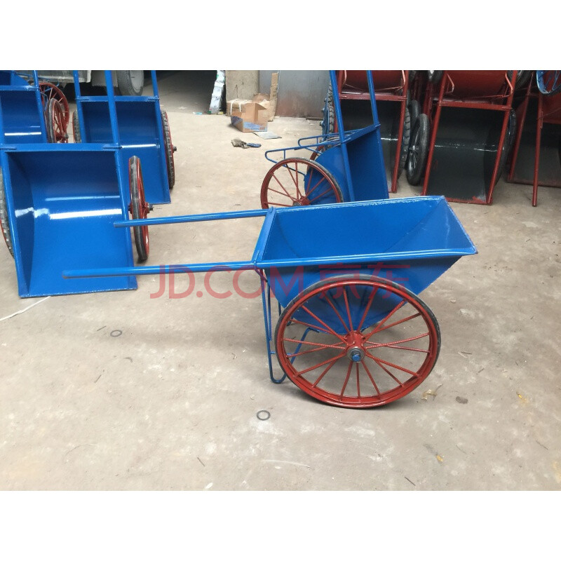 旺发工程加厚劳动车手推车灰斗车工地人力建筑斗车家用垃圾车 普通