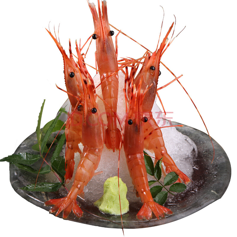 加拿大超低温牡丹虾北极甜虾鲜活速冻刺身拼盘即食日本料理店寿司 2斤