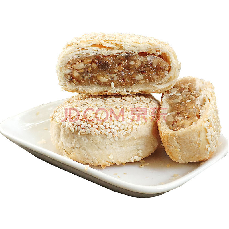 四川中江特产椒盐冰桔味土麻饼传统手工糕点八宝油糕400g老人零食 麻