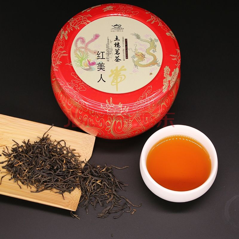 土楼茗茶红美人茶福建高山红茶蜜香桂圆野山茶精美罐装150克 1罐/150