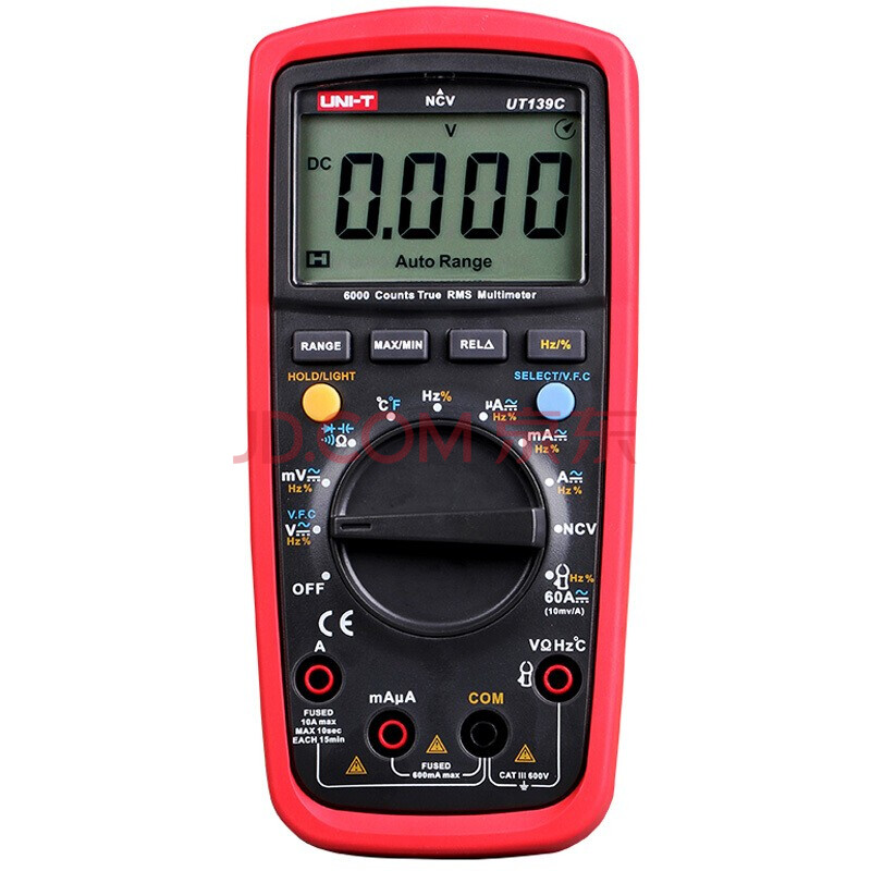 优利德(uni-t) 数字万用表 真有效值自动量程 高精度手持式智能电工多