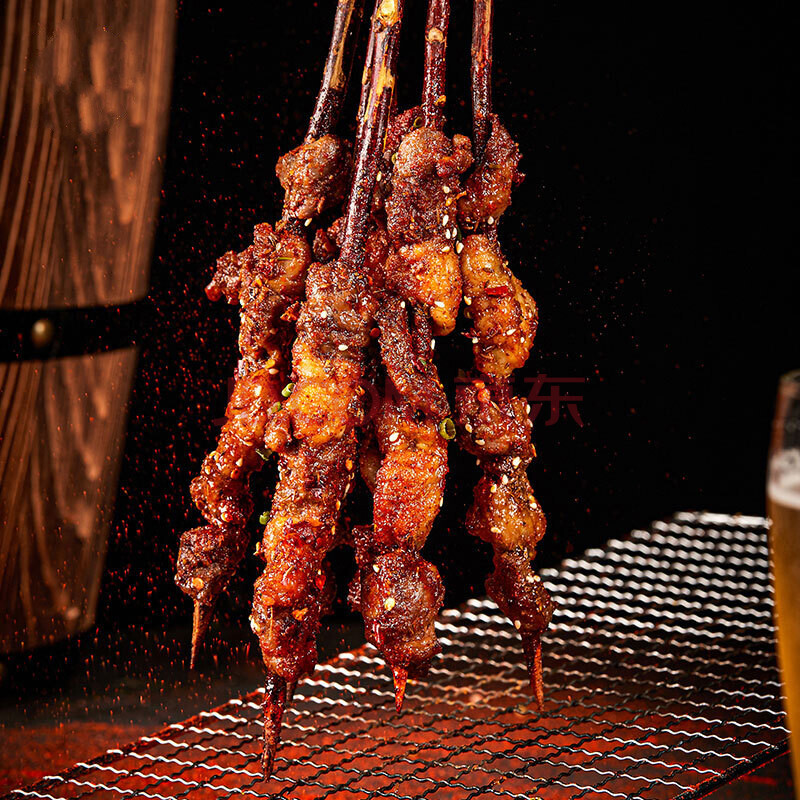 红柳羊肉串15/30/45/60/90串清真烧烤串户外餐bbq精品食材新鲜冷冻半