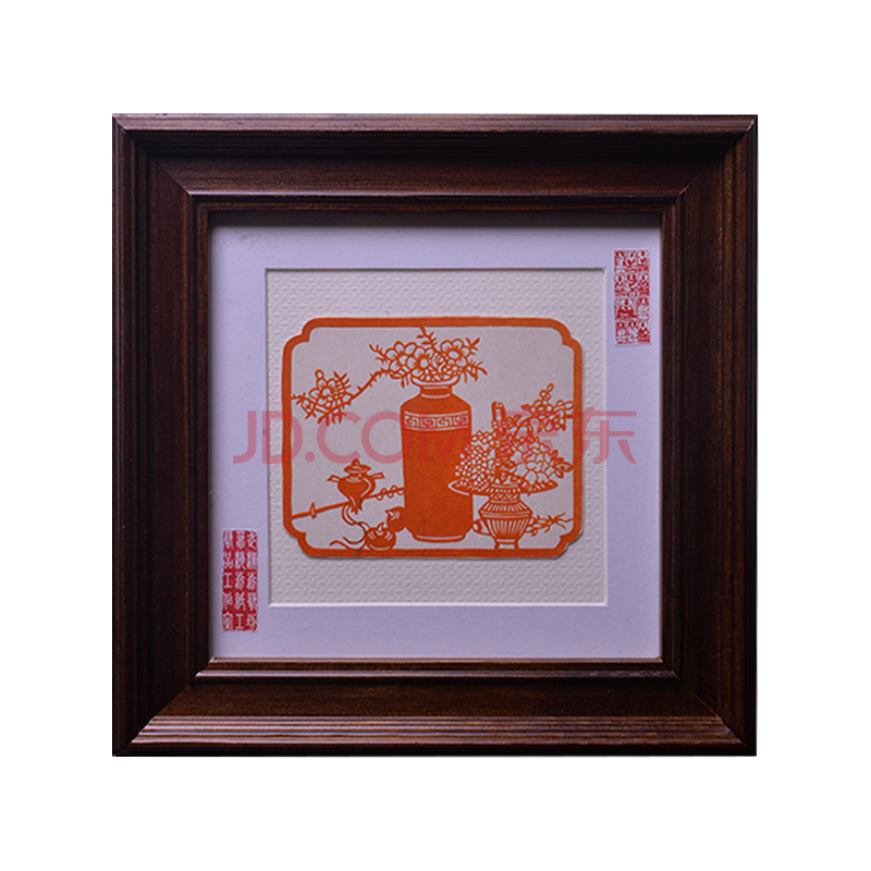 岁岁平安摆件(非遗剪纸大师 葛海)单件