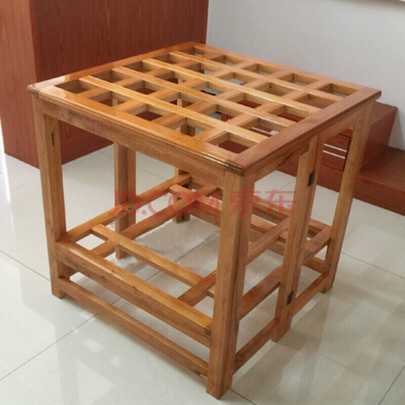 实木烤火架多功能折叠桌子框架株木烤火桌便携经济型