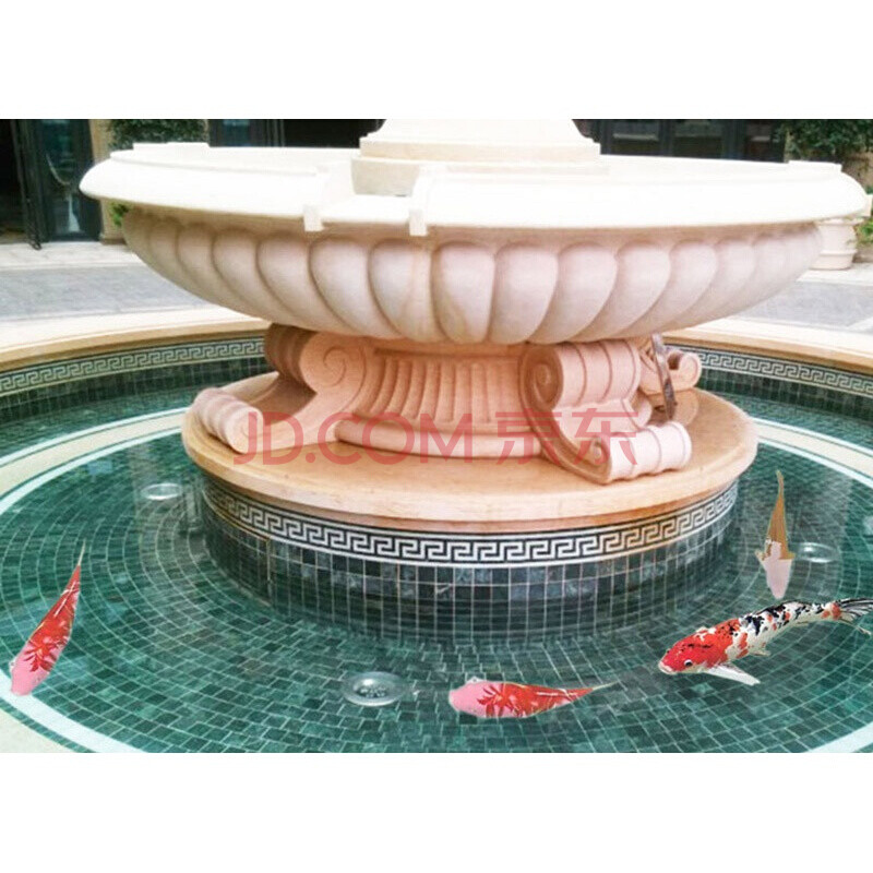 敏泽天然大花绿森林绿石材花岗岩墨绿色马赛克瓷砖景观水池庭院鱼池