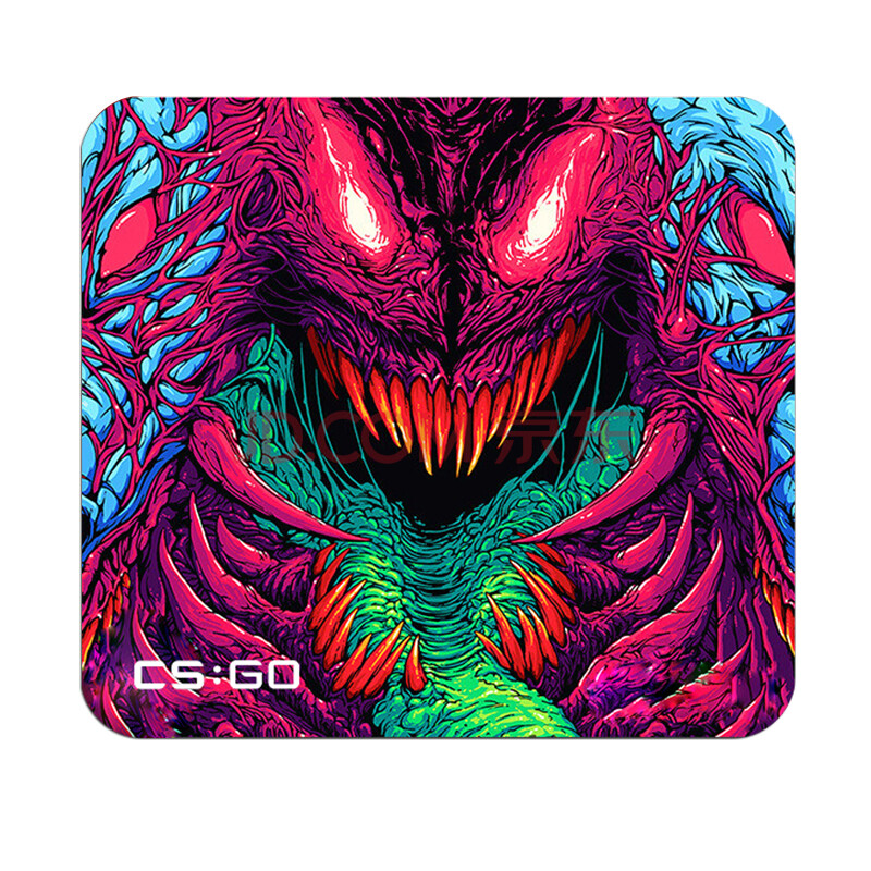 fy霓虹骑士fps鼠标垫csgo 野兽 【粗面】 4厚锁边6厚不锁 450x400mm