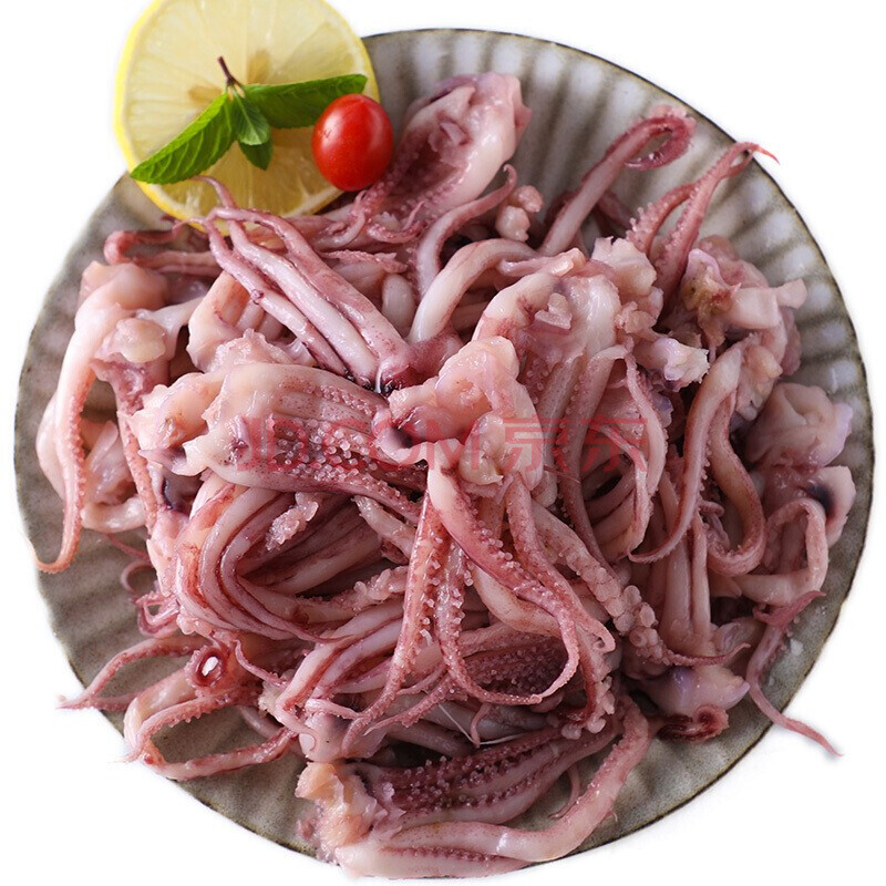 棠鲜生 鱿鱼新鲜 鱿鱼须 鱿鱼圈 袋装 火锅食材 精选无冰脆口鱿鱼须