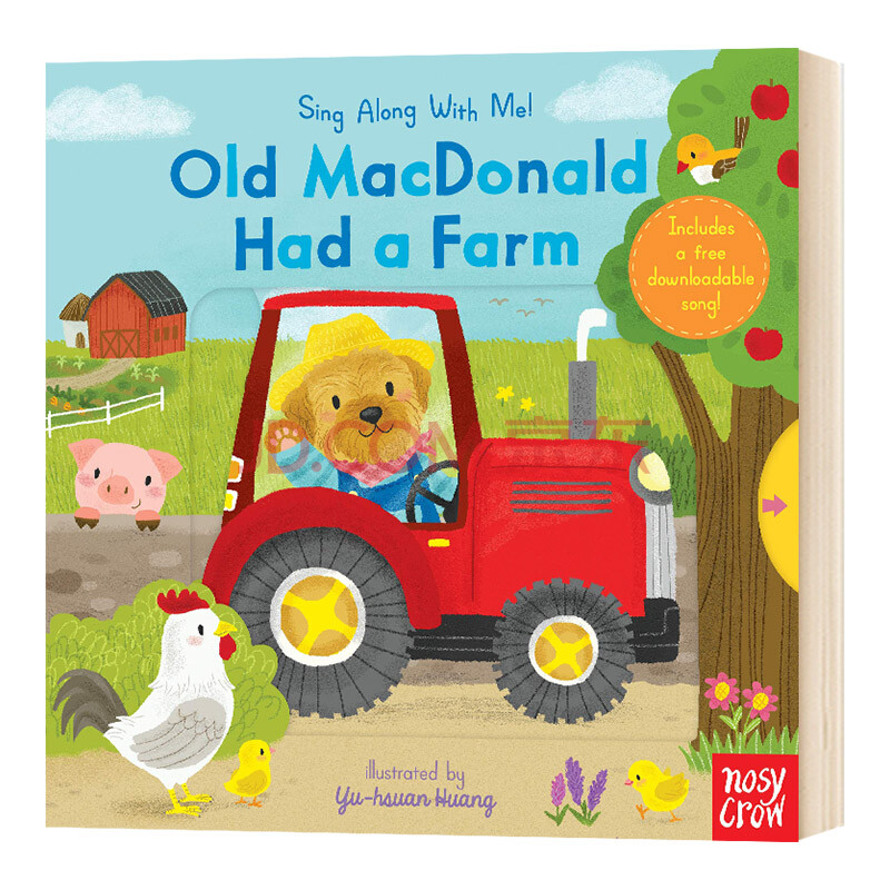 英文原版 老麥克唐納有一個農場sing along old macdonald had a farm