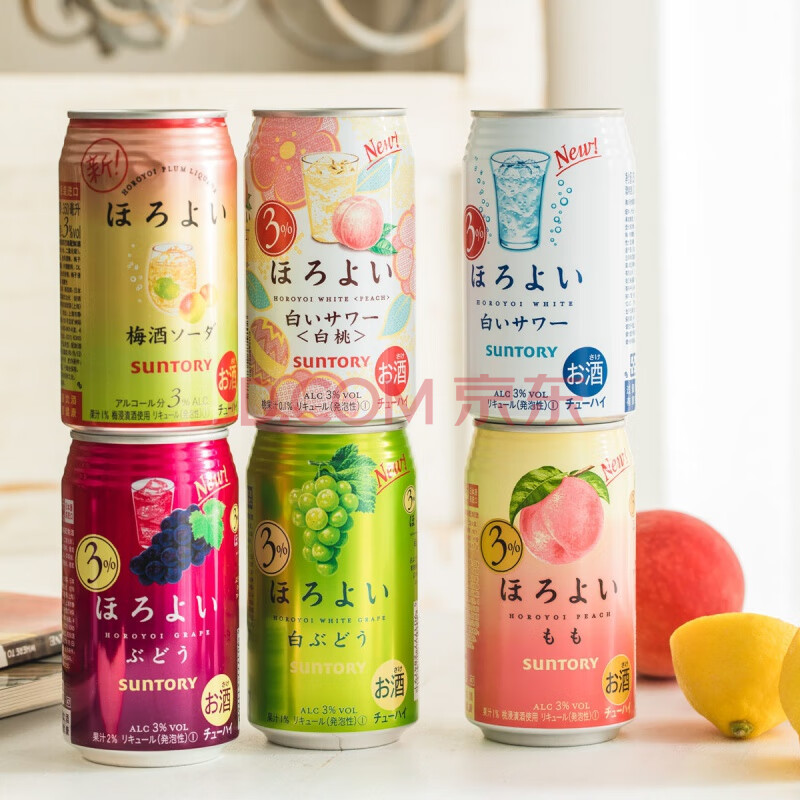 日本进口horoyoi和乐怡预调鸡尾酒西瓜礼盒套装350ml*1罐 西瓜风味