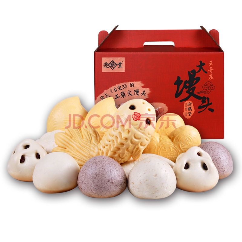 正宗山东青岛胶东手工老面哥庄大馒头蒸馒头花卷面食礼盒 哥庄馒头
