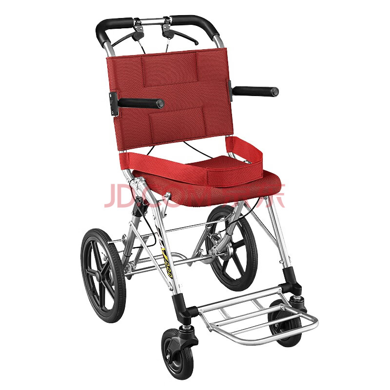 轮椅老人折叠轻便小便携超轻飞机旅行手推代步小型 体积小重量轻方便