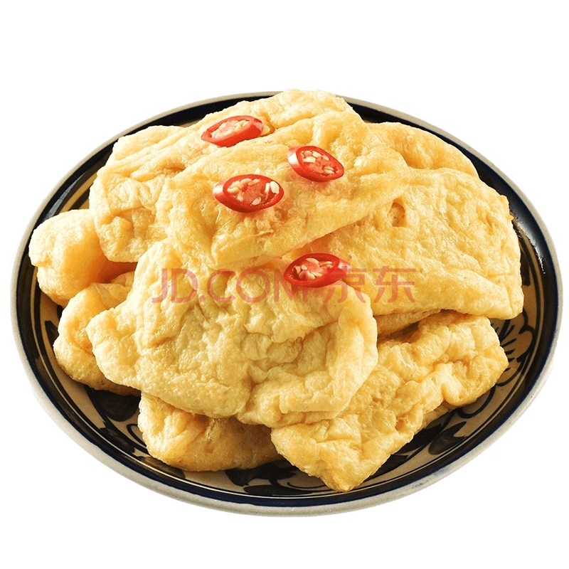 油豆腐空心豆腐泡火锅豆泡丽水手工油豆泡石仓泡豆腐1000g