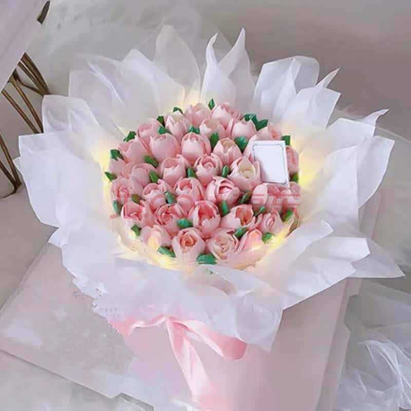 麦巧园 韩式花束网红生日蛋糕全国同城配送