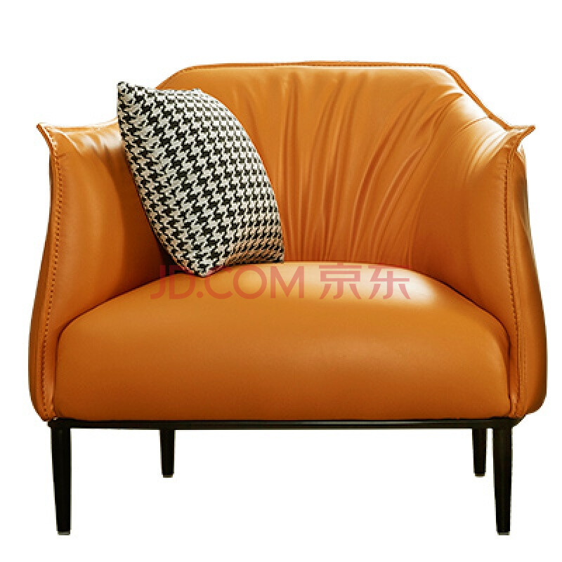 单个沙发 单人座沙发椅北欧简约现代客厅卧室懒人单个小户型轻奢极简