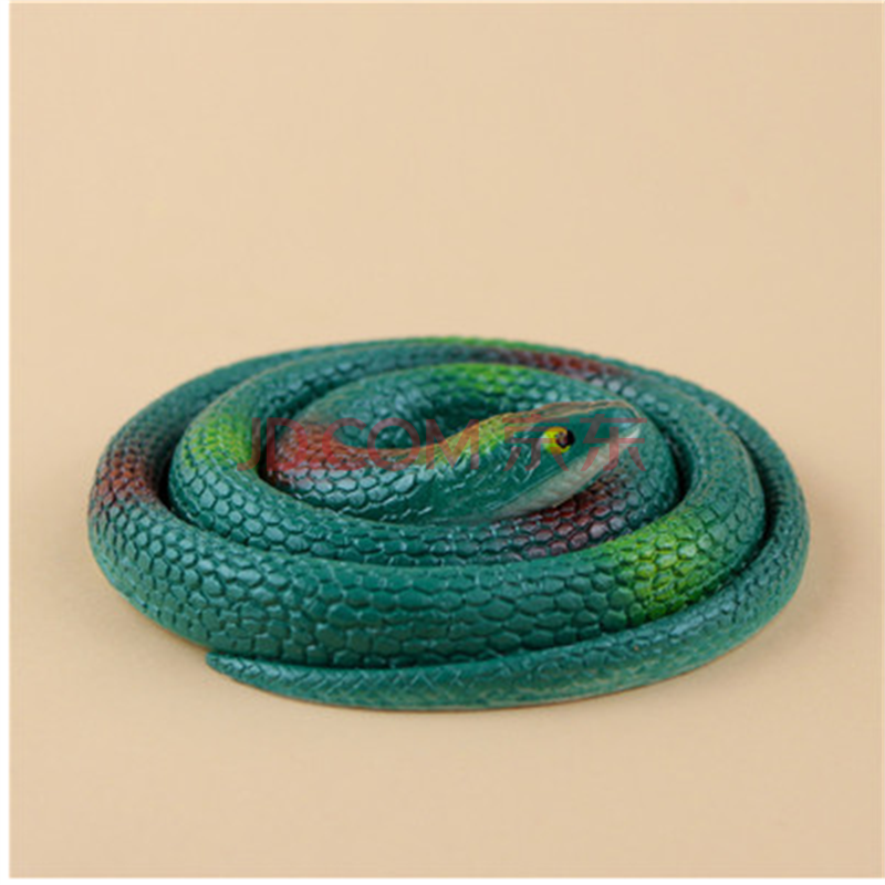 表演恶搞道具仿真橡胶蛇75cm仿真整蛊吓人玩具创意软胶假蛇道具 草蛇