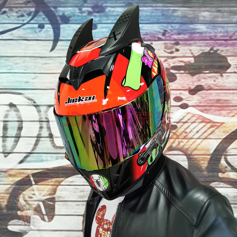 jiekai捷凯电动摩托车头盔男女全盔电瓶车机车赛车安全