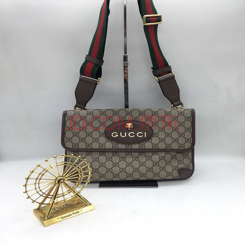 【二手95新】gucci中性款虎頭女士腰包尺寸約30x22x4cm