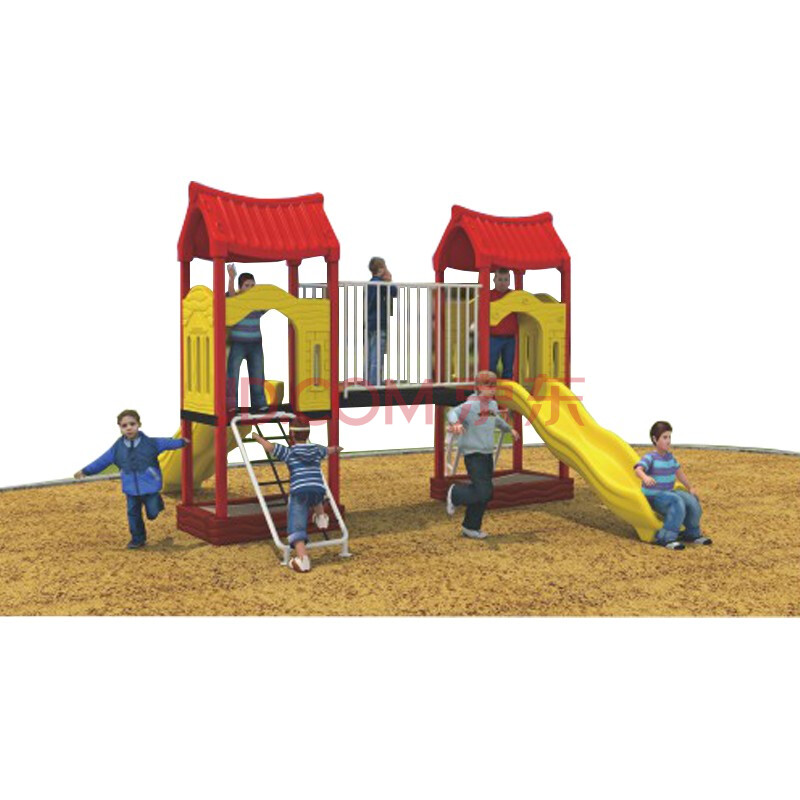 新款华东花园系列儿童滑梯秋千室外组合玩具幼儿园幼儿滑梯秋千架小区
