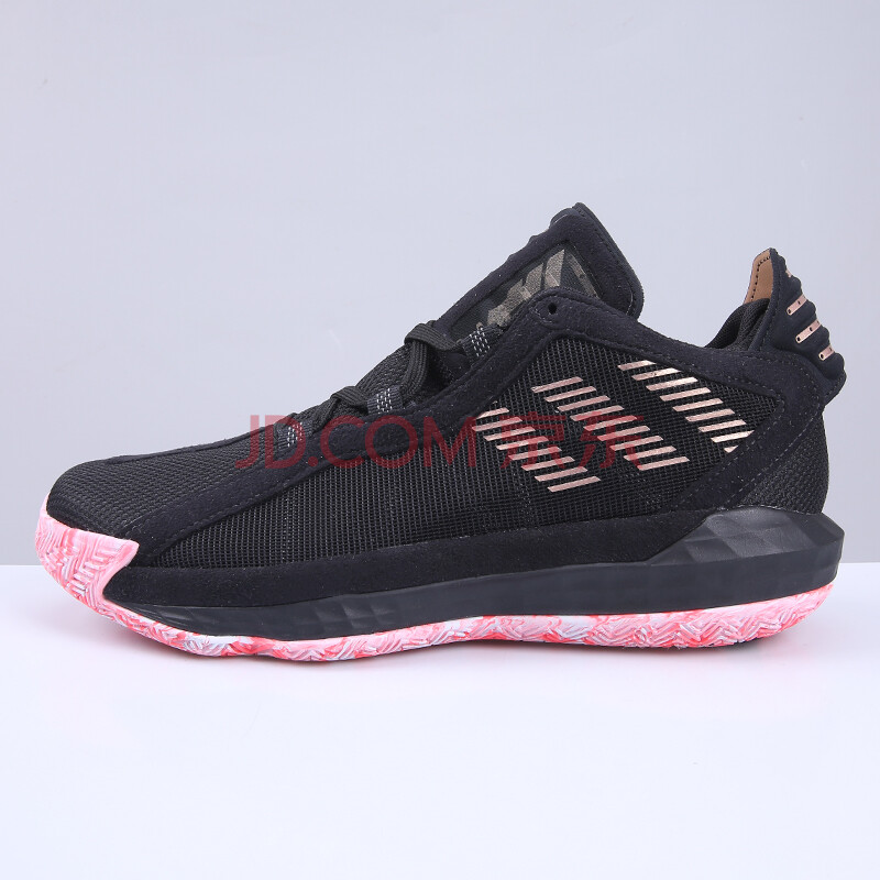 dame 6 利拉德6代运动男子鸳鸯配色实战篮球鞋ef9875 fw9024「黑红」