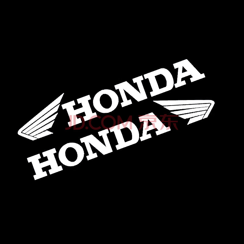 摩托车车贴 honda本田翅膀长电动摩托车电摩车贴防水贴纸贴花 翅膀款