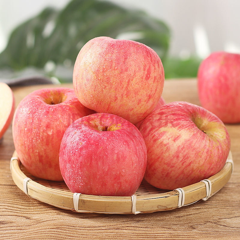 水果 苹果 水果蔬菜 【现货现发】特级新疆阿克苏红富士苹果3-10斤