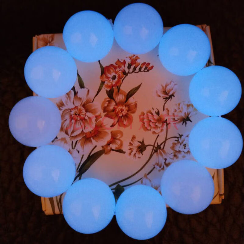 【七i夕】夜光石手链天然水晶萤石创意生日礼物礼品手串发光夜明珠