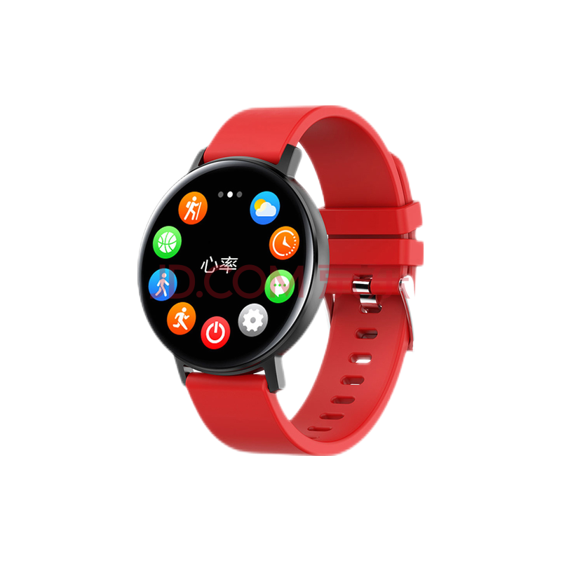塔驰密司(touch miss) 全触屏圆屏智能手环监测心率量血压蓝牙手表