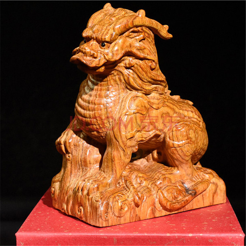 【配鉴定证书】海南黄花梨老料龙九子之囚牛摆件8163