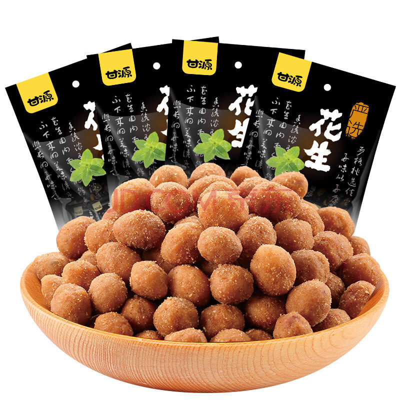 甘源花生 【约60小包】甘源多味花生285g*4袋 酥脆花生
