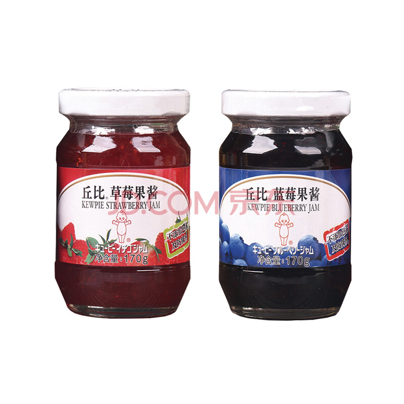 蓝莓酱果酱瓶装涂抹面包山药专用吐司水果酱丘比特草莓酱 蓝莓果酱170