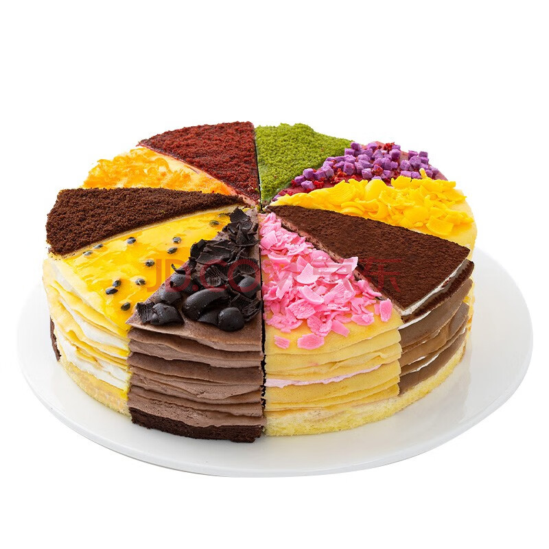 be dream 乳脂十拼千层蛋糕900g 10块 8寸 生日蛋糕 网红甜品 下午茶