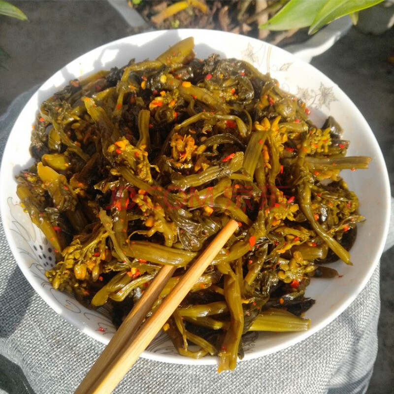 5折 新鲜云南临沧下饭菜腌菜花淹酸菜油菜花农家老坛咸菜鱼米线调