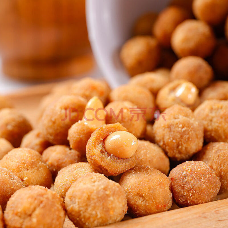 多味花生 5斤花生豆零食花生米散装小包120g 1斤装【500g】 蟹黄味